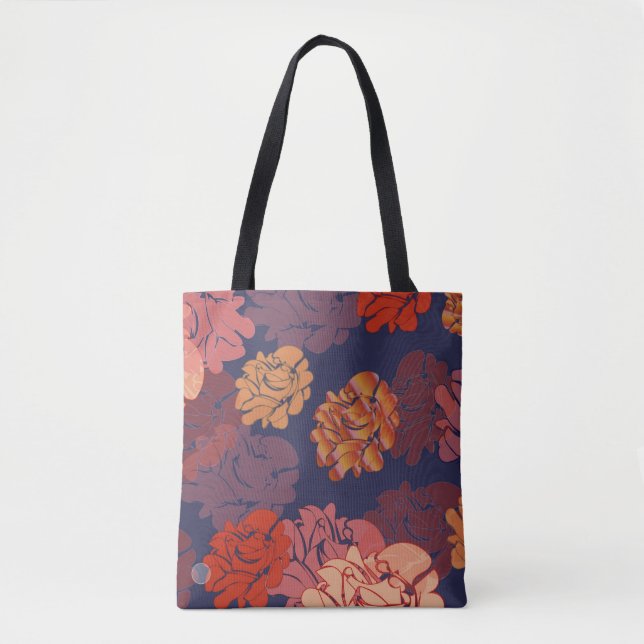 Roses floral tote bag (Front)