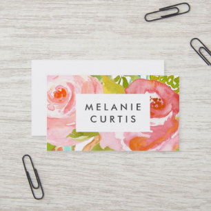 Roses Florals Business Card