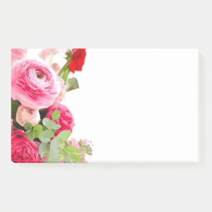 Roses Flowers Watercolor Custom Blank Template Post-it Notes