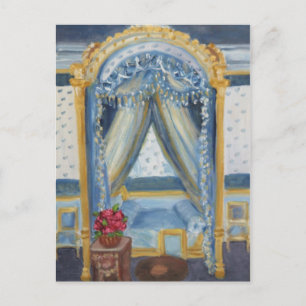 Roses for Josephine: Fontainebleau Chateau Postcard
