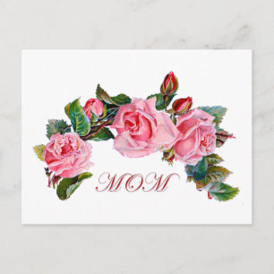 Roses For Mom Postcard