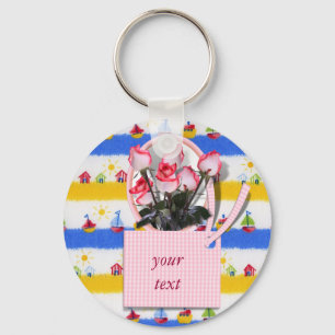 Roses for Someone special on Mother's Day Keychain