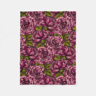 Roses for you fleece blanket