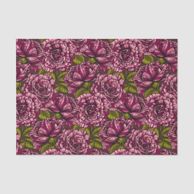 Roses for you tissue paper (Front)