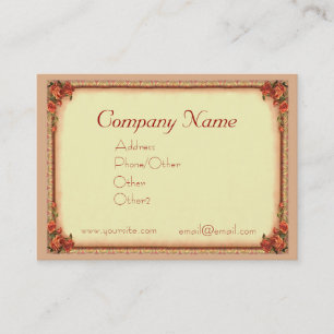 ROSES & FRAME by SHARON SHARPE Business Card