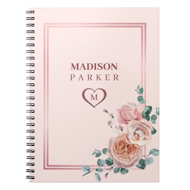 Roses Frame  Notebook (Front)