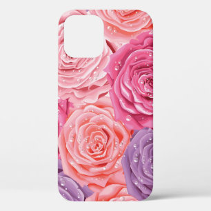 Roses Galore: Beautiful Seamless Pattern. iPhone 12 Case