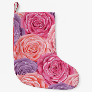 Roses Galore: Beautiful Seamless Pattern. Small Christmas Stocking