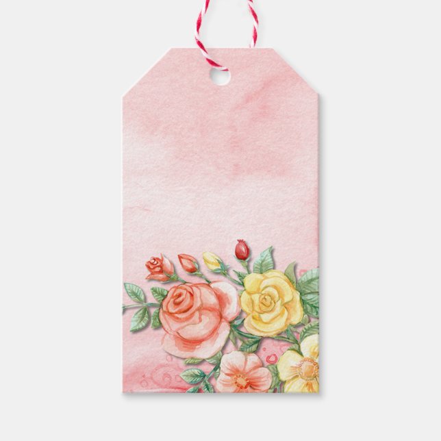 Roses Gift Tags (Front)