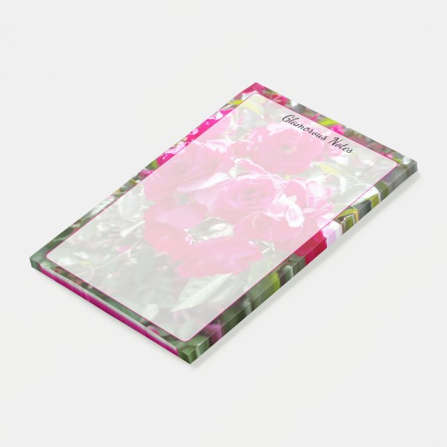 Roses Glamour Long Post-it  (Incliné)