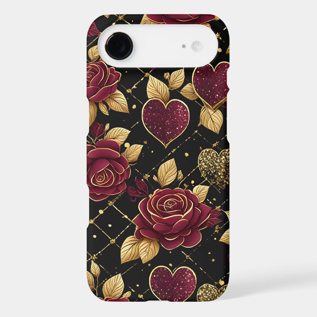  Roses & Glitter Hearts (Back)