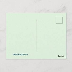 Roses graphic design postcard