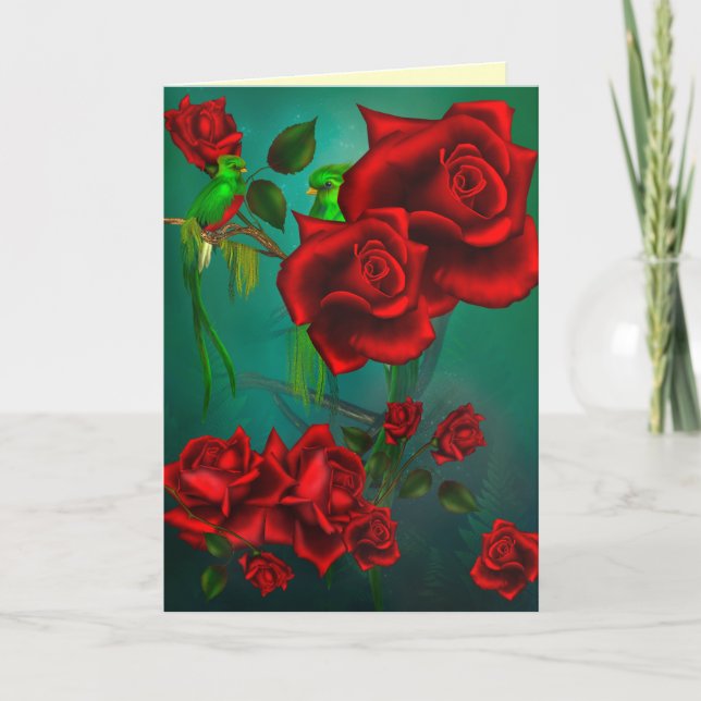 Roses greeting card (Front)