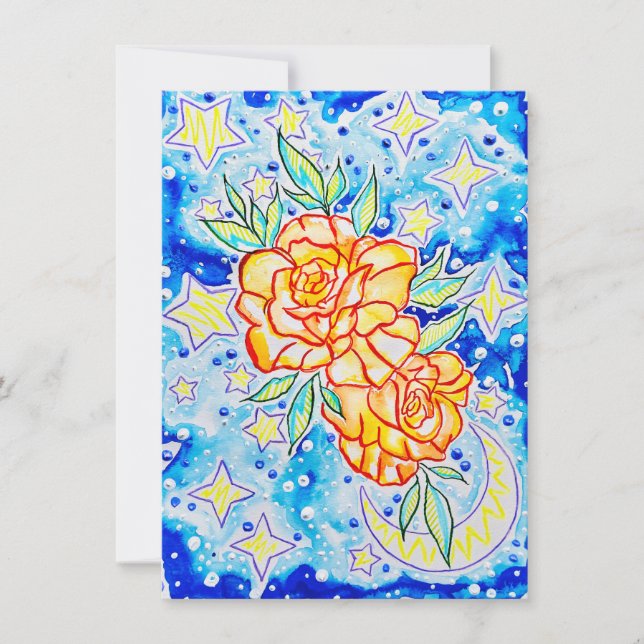 Roses Greeting Card (Front)