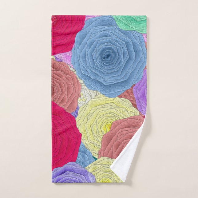 Roses Hand Towel (Hand Towel)
