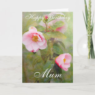 ROSES HAPPY BIRTHDAY MUM GREETING CARD