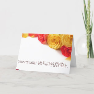 roses  heart  valentines day holiday card