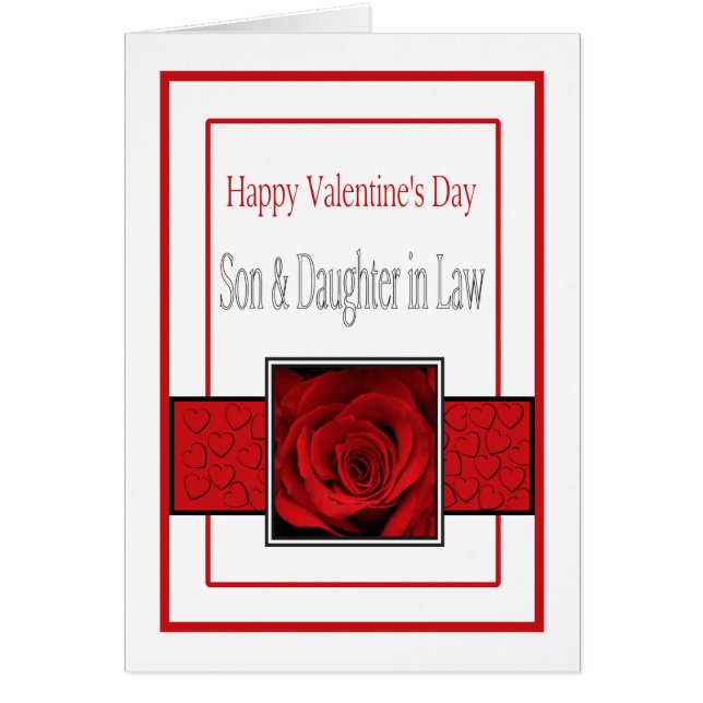 Roses Heureuses Saintes-Valentin Fils et Femme (Devant)
