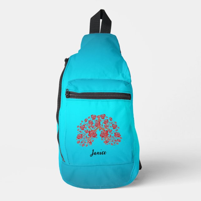Roses & Hope  Sling Bag (Front)