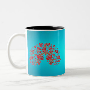 Roses & Hope Two-Tone Coffee Mug