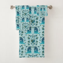 Roses In a Rough Patch Aqua