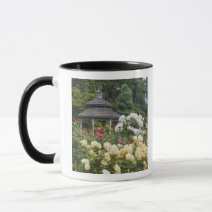 Roses in bloom and Gazebo Rose Garden at the Mug