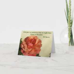 Roses in December Notecard
