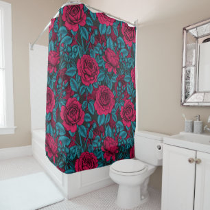 Roses in red and blue
