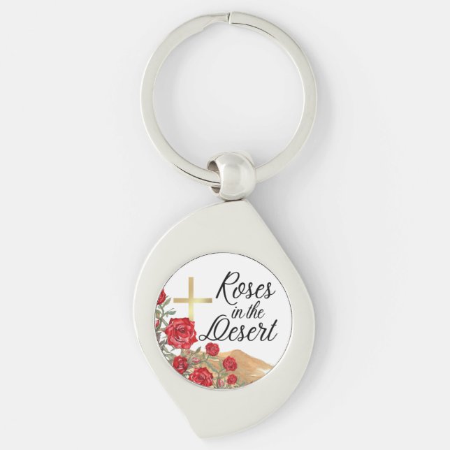 Roses in the Desert  Keychain (Front)