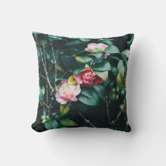 ROSES IN THE GARDEN THROW PILLOW