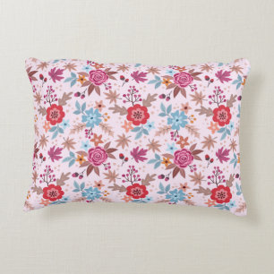 Roses inspirés à l'automne - Motif Coussin Accent
