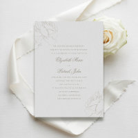 Roses Ivory Formal Traditional Parents Wedding