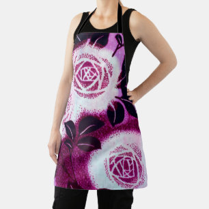 Roses, Japanese Vintage Design Apron