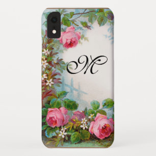 ROSES & JASMINES MONOGRAM iPhone XR CASE