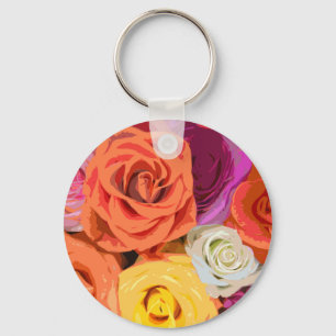 Roses Keychain