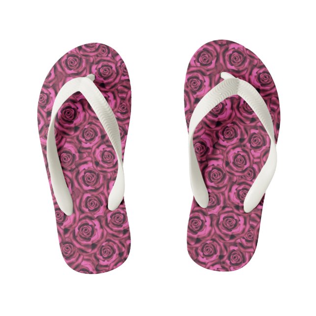 Roses Kid's Flip Flops (Footbed)