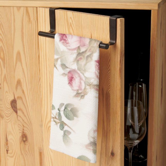 Roses Kitchen Towel (Thirds Fold)