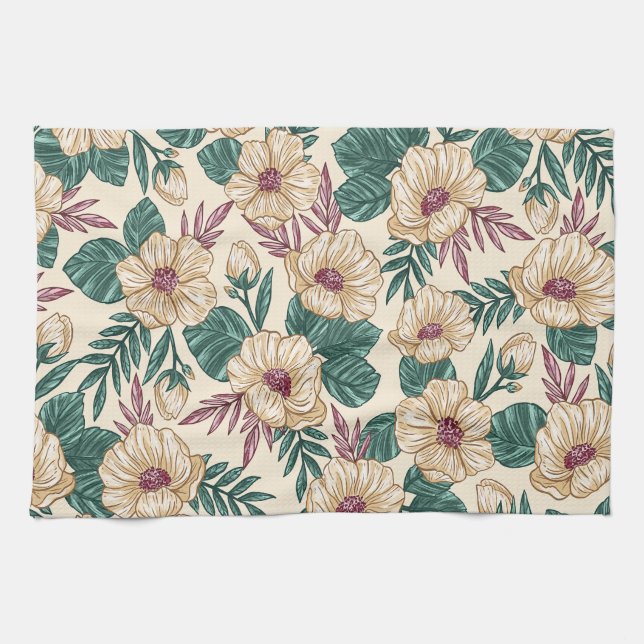 Roses Kitchen Towel (Horizontal)