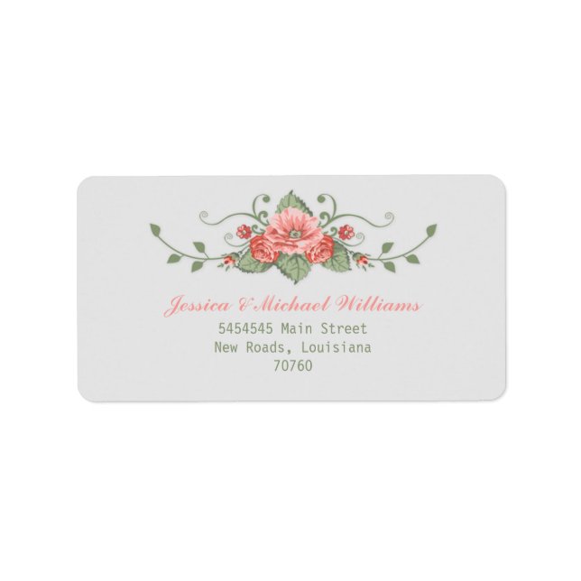Roses Label (Front)