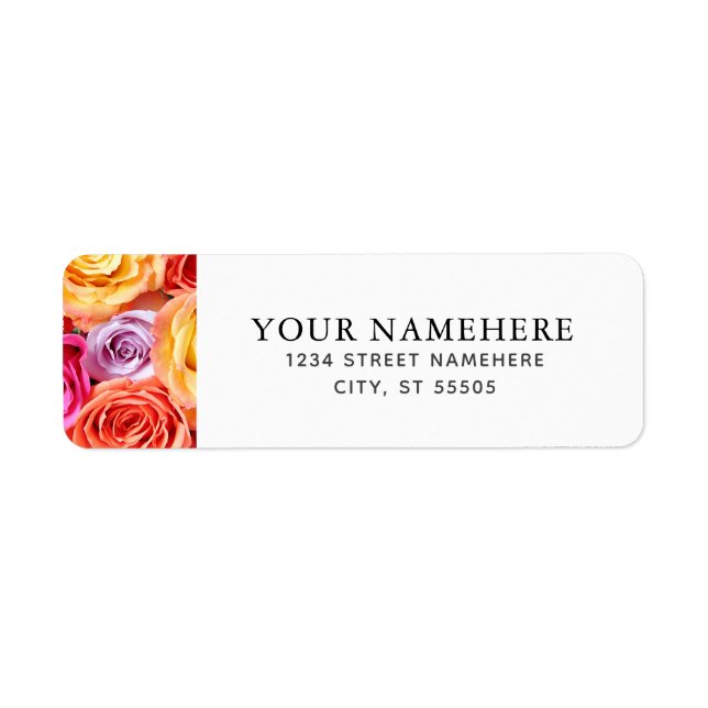 Roses Label (Front)