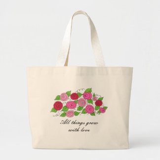Roses Large Tote Bag