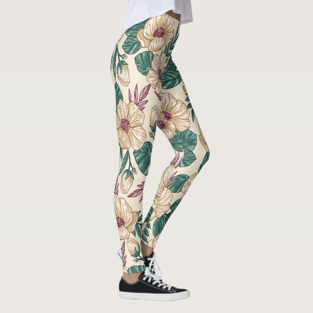 Roses Leggings (Right)