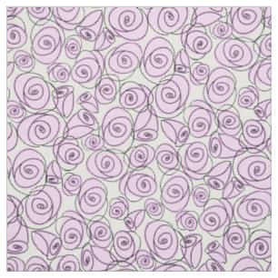 Roses Lilac fabric
