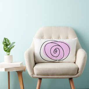 Roses Lilac single front multi back lumbar Pillow