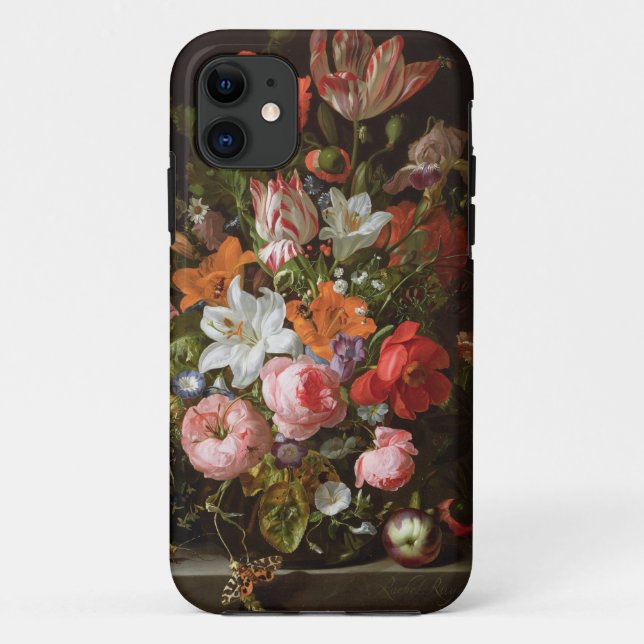 Roses, Lilies, and Tulips iPhone4 Case (Back)