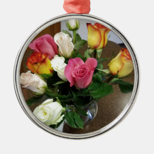 Roses Metal Ornament