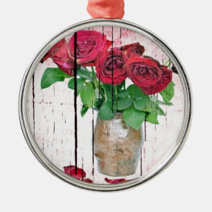 Roses Metal Ornament