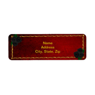 Roses noirs gothiques sang rouge adresse du Mariag