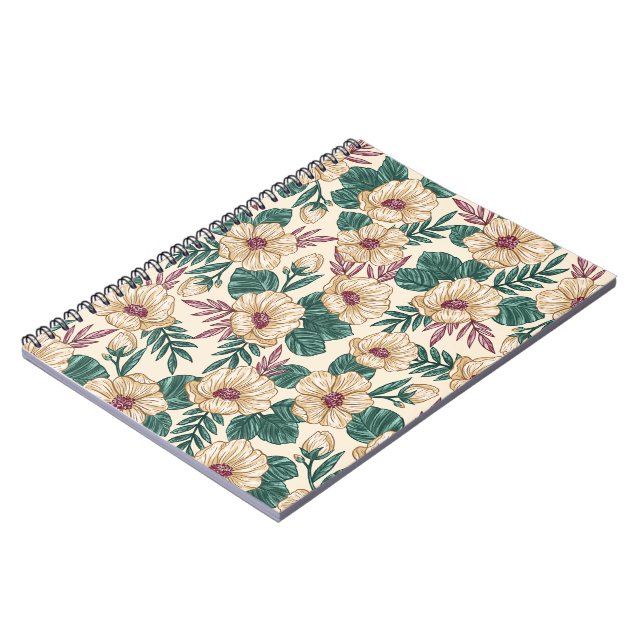 Roses Notebook (Left Side)