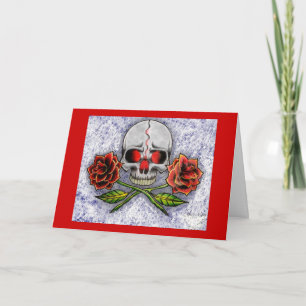 Roses Of Death! Birthday Card